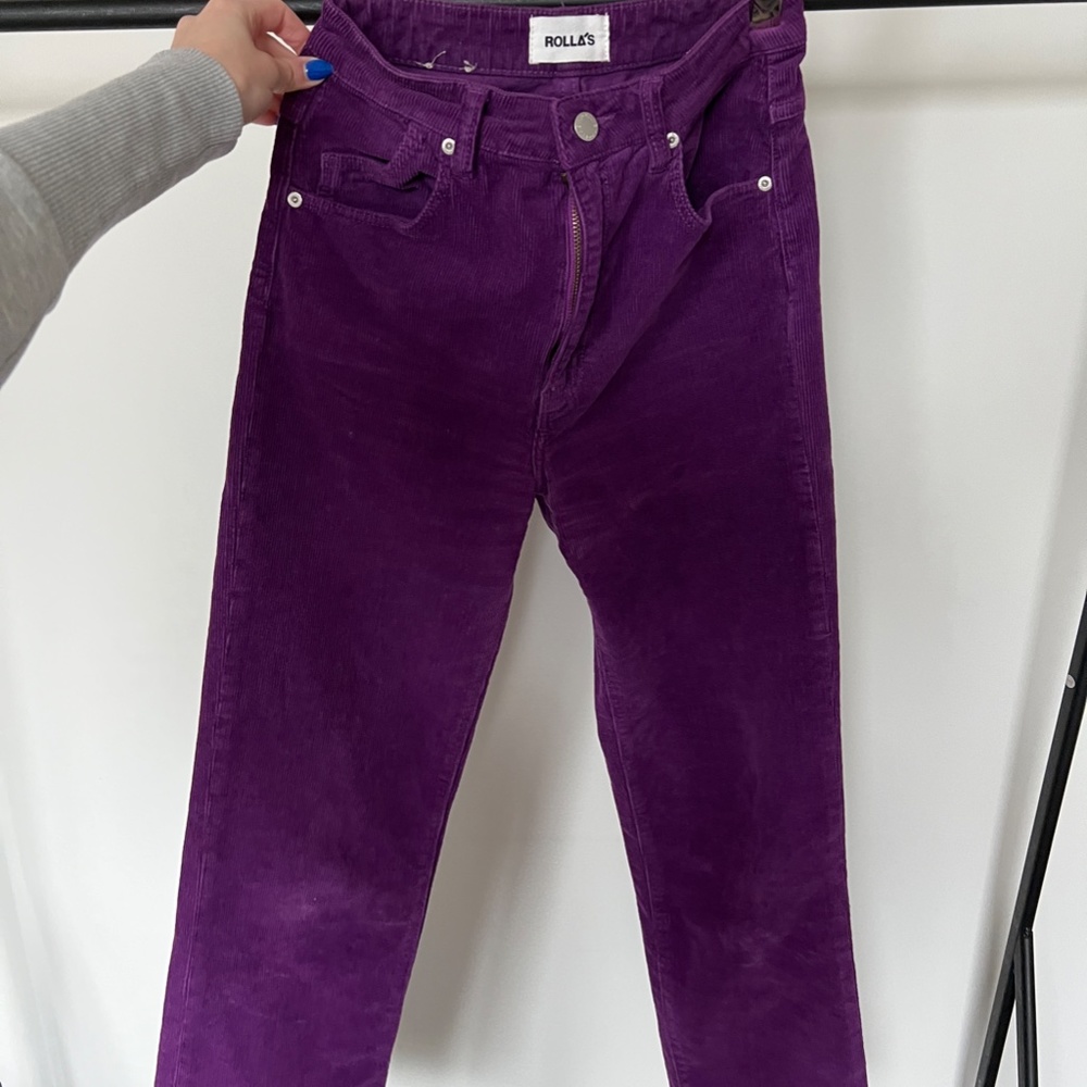 Rolla's Purple Size 26 Corduroy Jeans